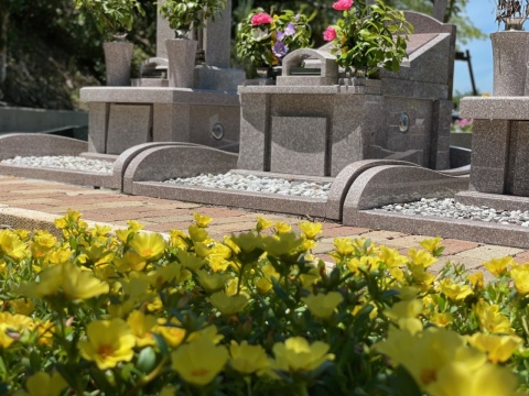 墓所「フルール」お花満開❣